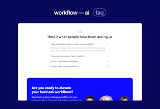 Workflow ― Framer Agency Template gallery image