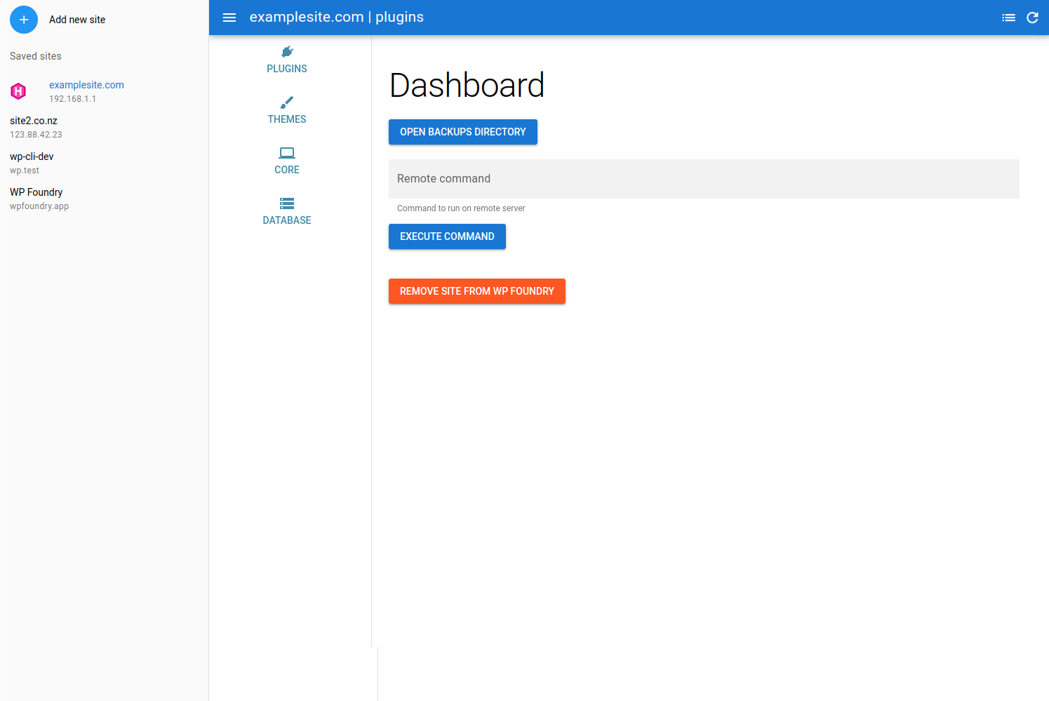WP -Gießerei - Eine Desktop -WordPress -Administrations -App Medien 4
