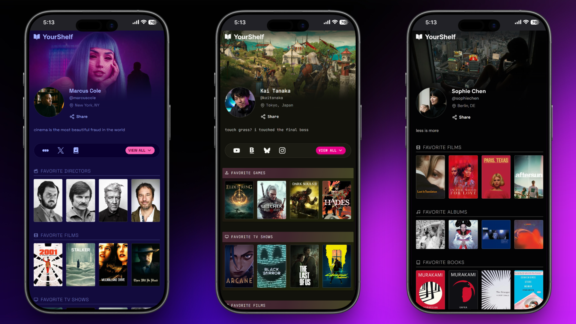 YourShelf - Main product screenshot demonstrating key features and user interface