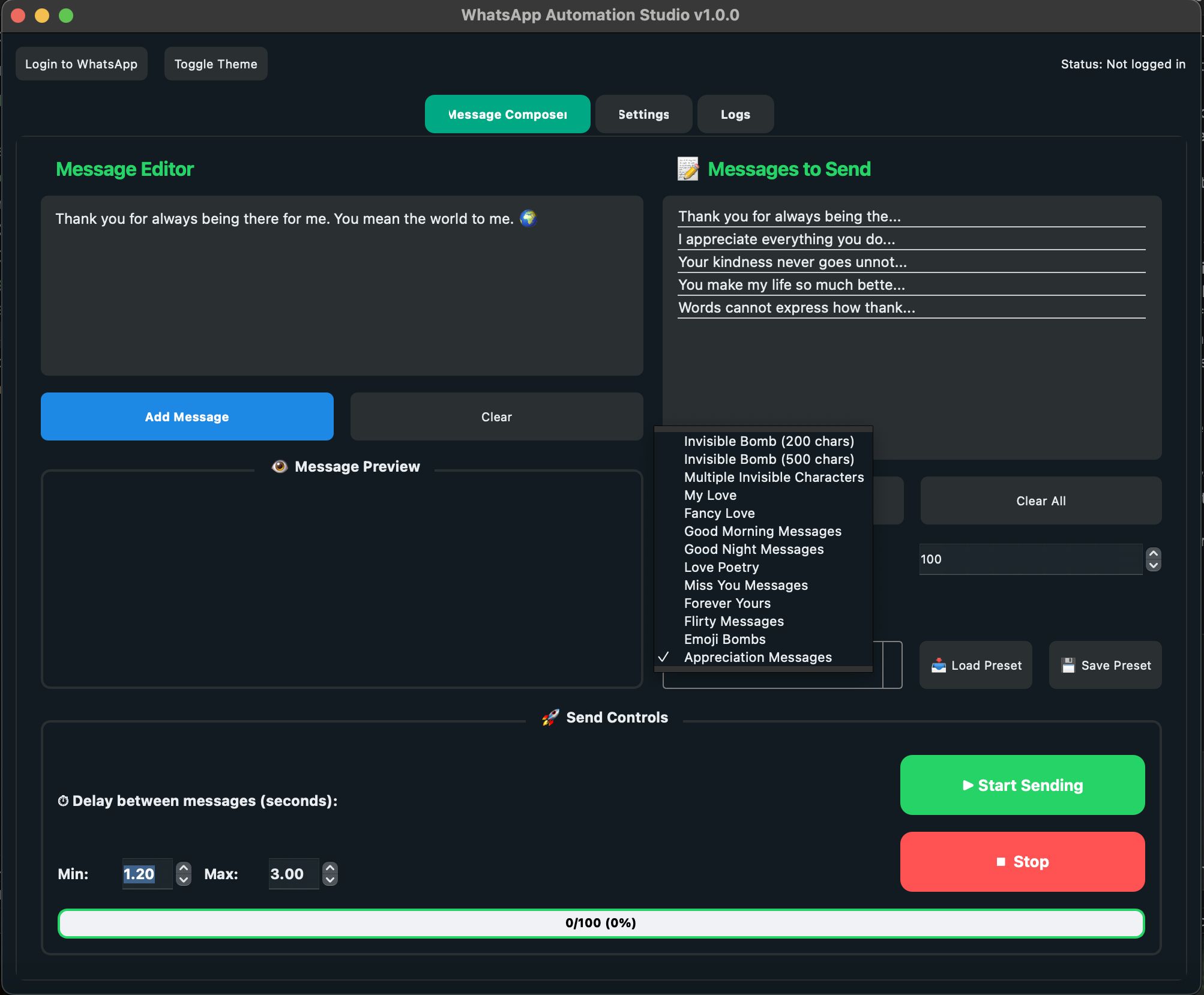 WhatsApp Automation Studio gallery image