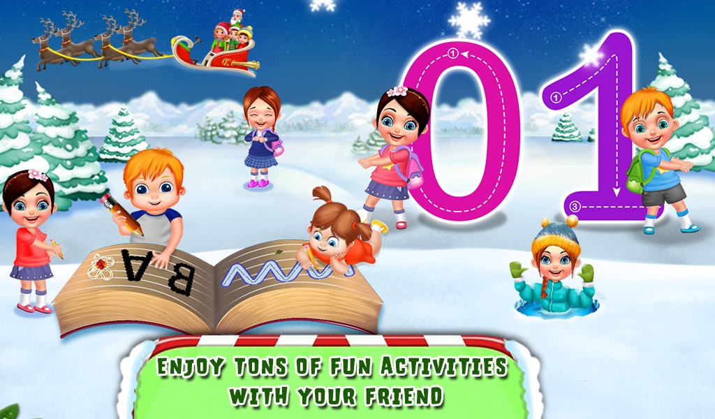 Christmas Preschool Letter Tracing Book Pages gallery image