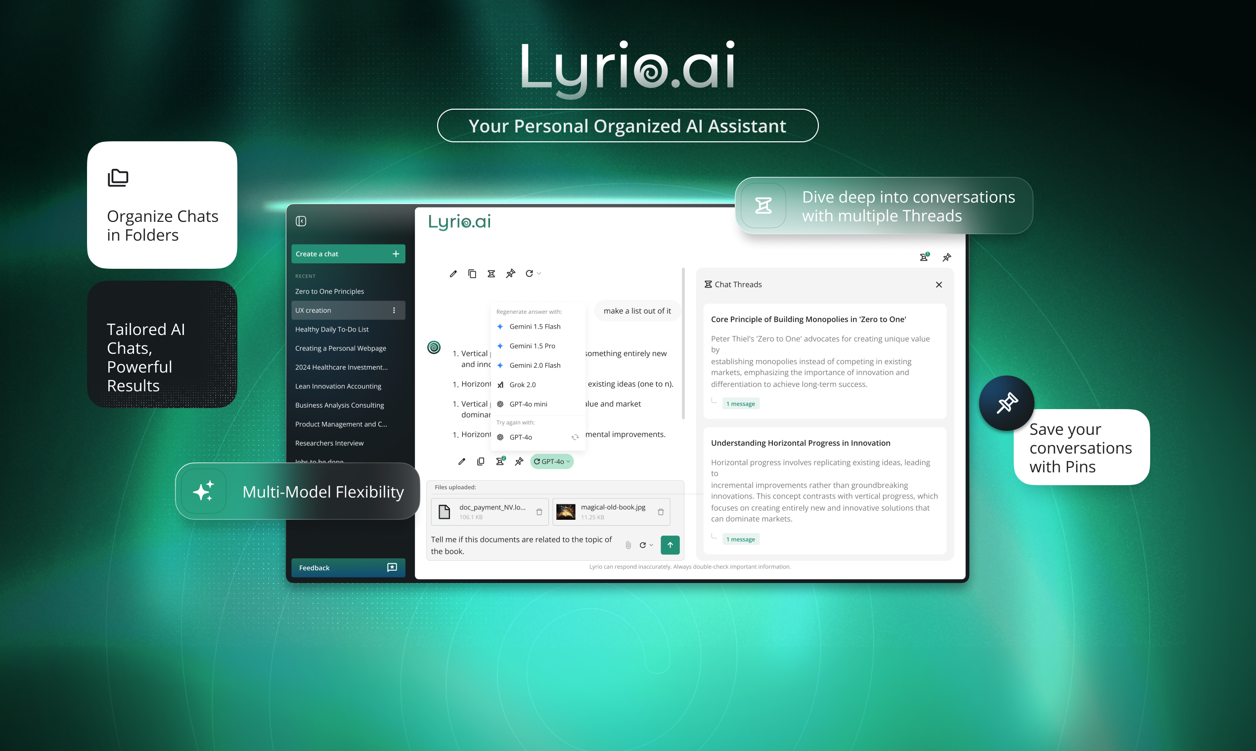 Lyrio.ai - Il tuo assistente personale organizzato ai media 2