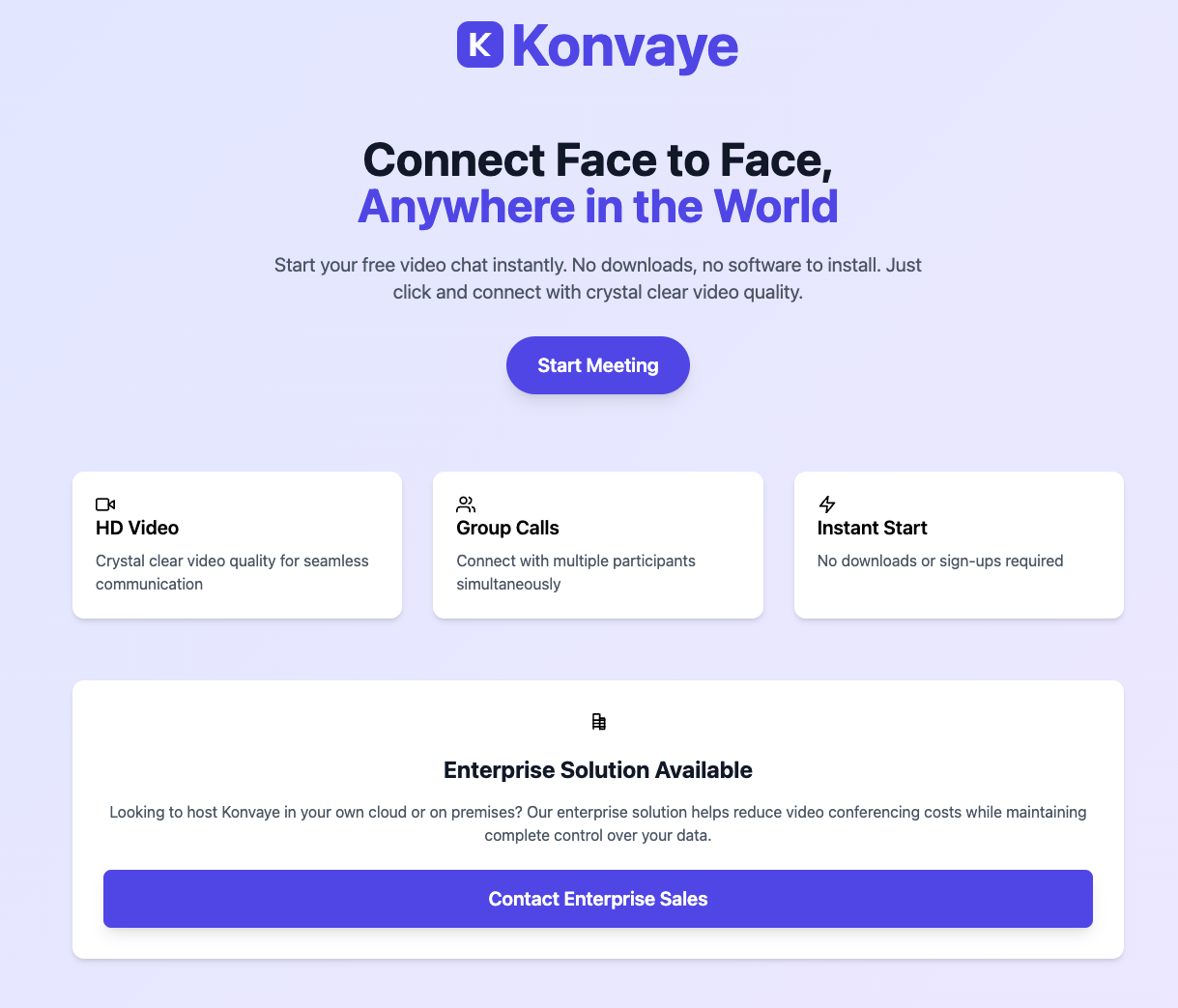 Konwaye - 전 세계 어디에서나 얼굴을 마주보세요 미디어 1