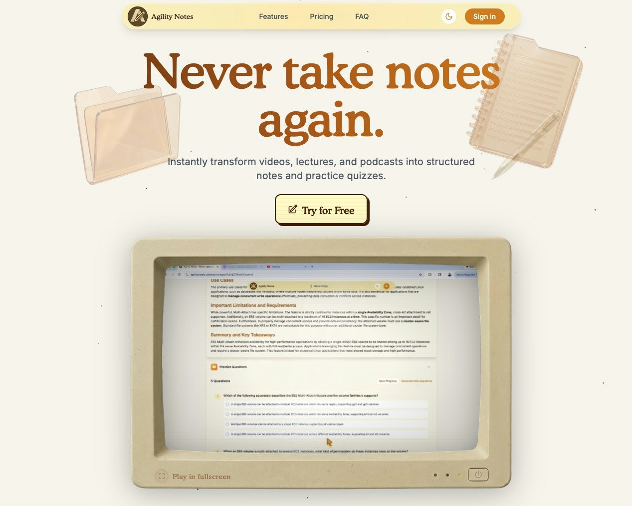 Agility Notes gallery image