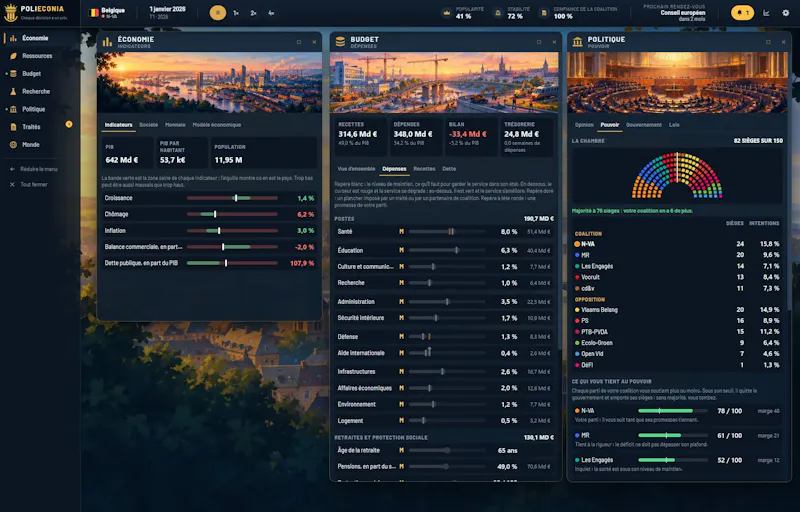 PoliEconia screenshot 1