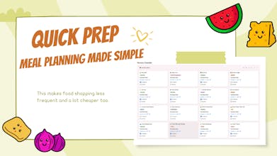 Quick Prep: Meal Planning Made Simple gallery image