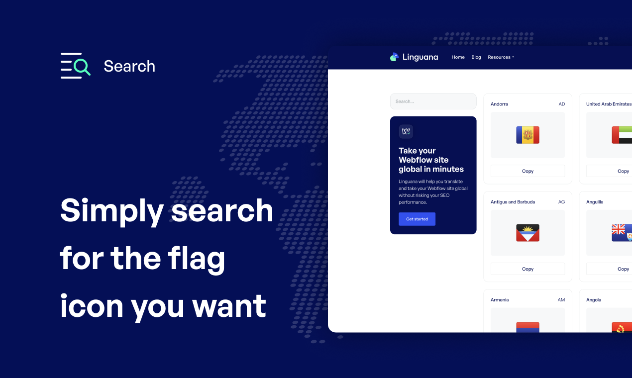 Media Bendera negara untuk aliran web - Cari bendera yang anda mahu salin tampal ke aliran web 2