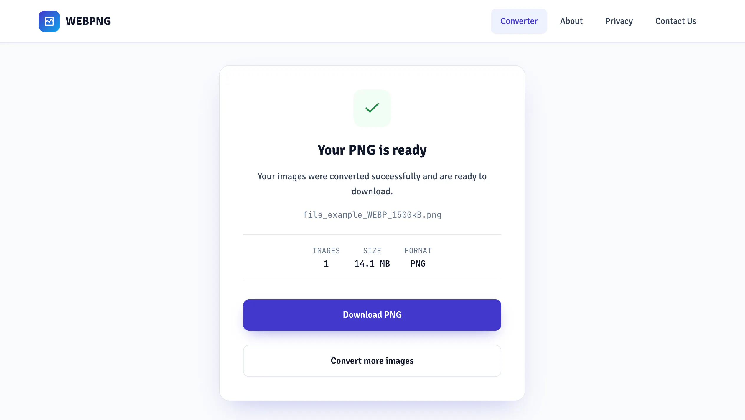 WebP to PNG Converter gallery image