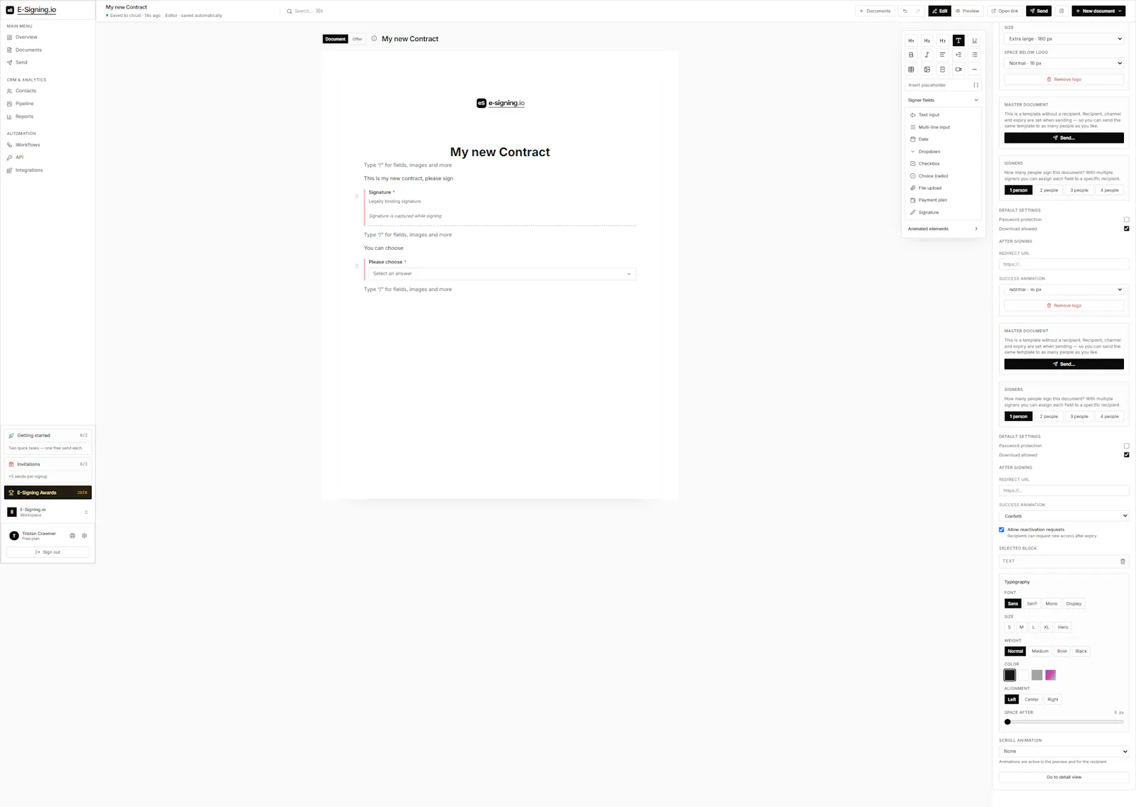 E-Signing.io screenshot 7