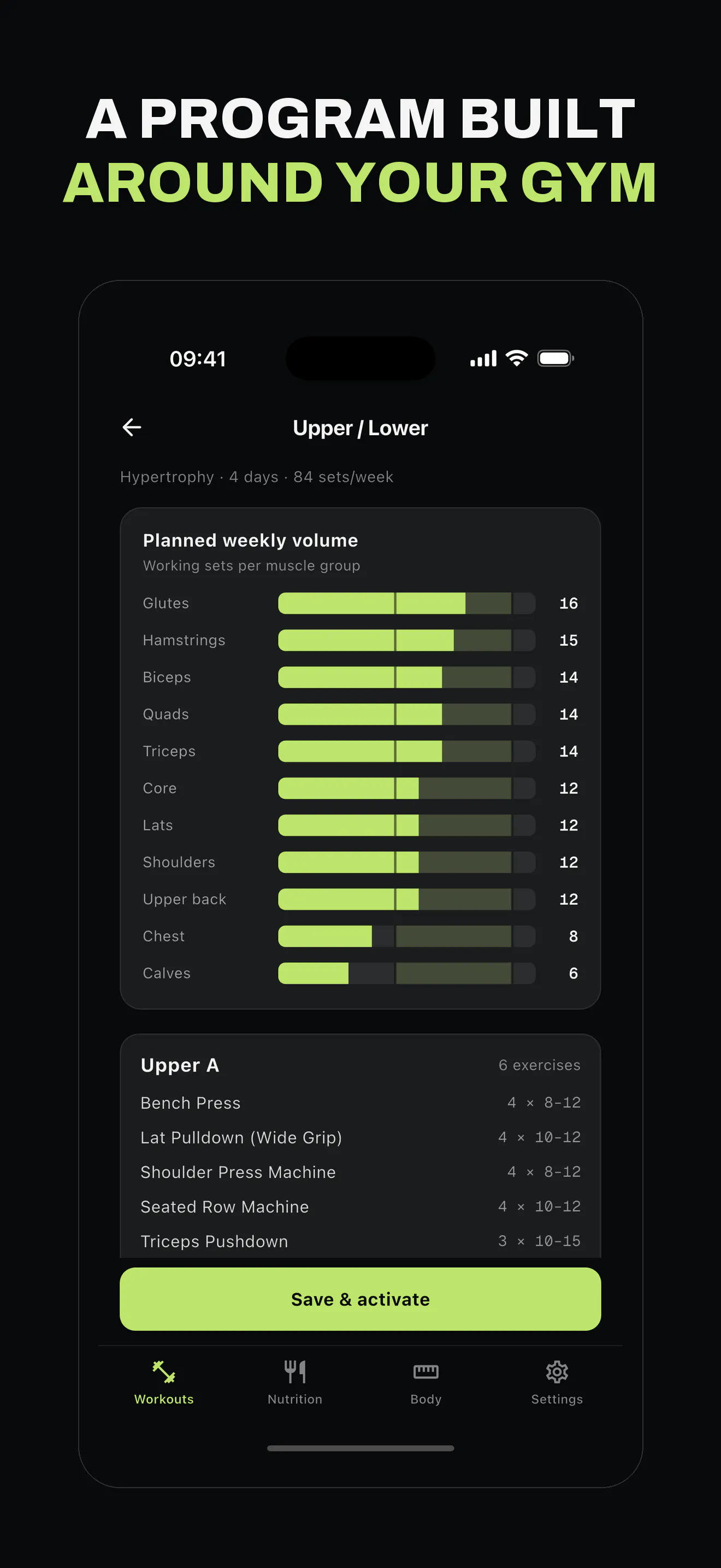 Oryn, free workout & nutrition tracker gallery image