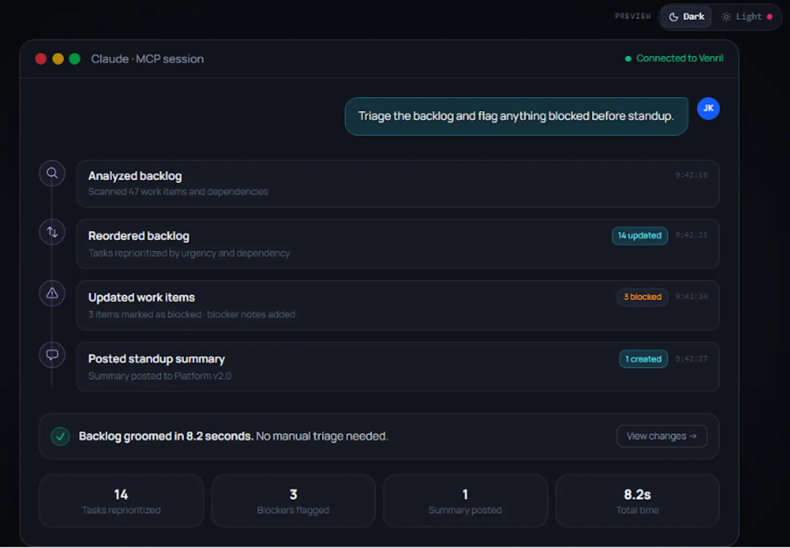 Venril screenshot 2