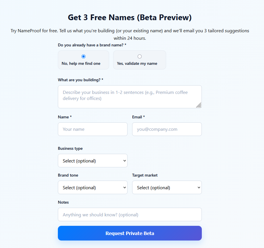 NameProof gallery image