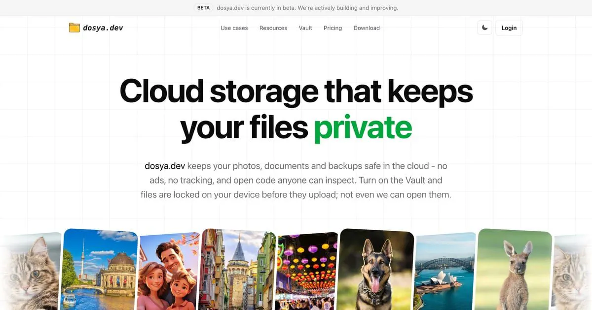 Dosya cloud storage gallery image