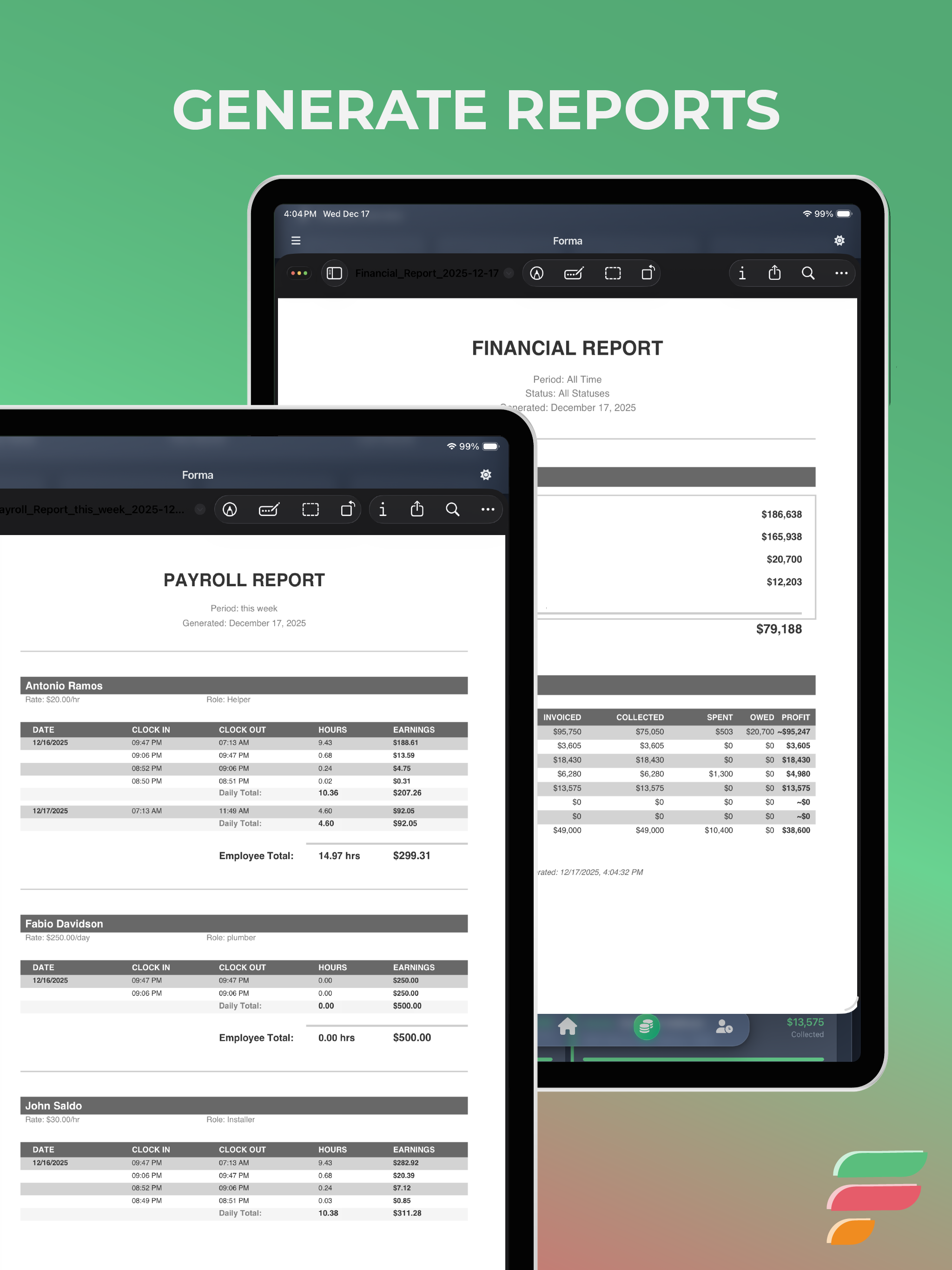 FORMA - Screenshot 4 showing product features and functionality