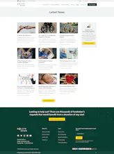 Golife Fundraising Website Template HTML gallery image