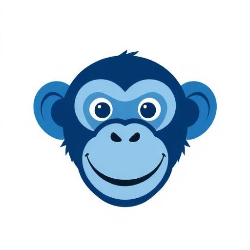 BlueChimp - Product Hunt launch logo and brand identity