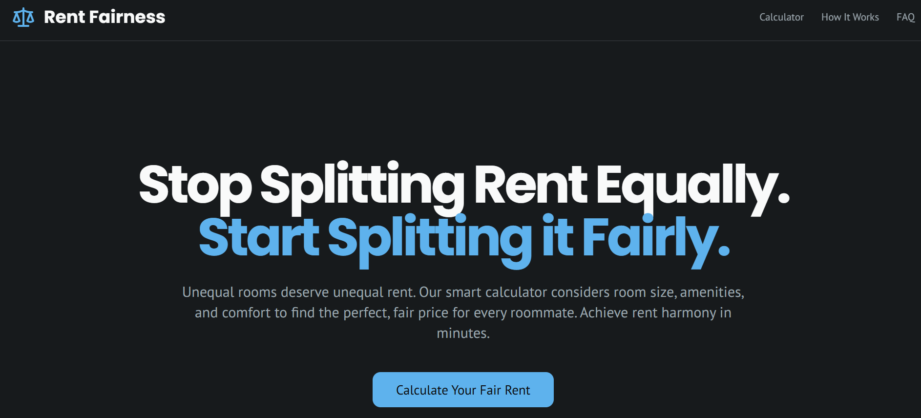 Rent Split Calculator