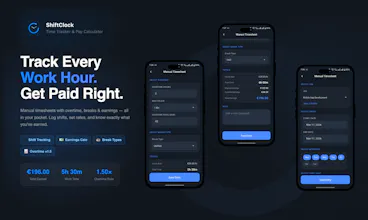 Shifttrackr: Work Hours Tracker gallery image