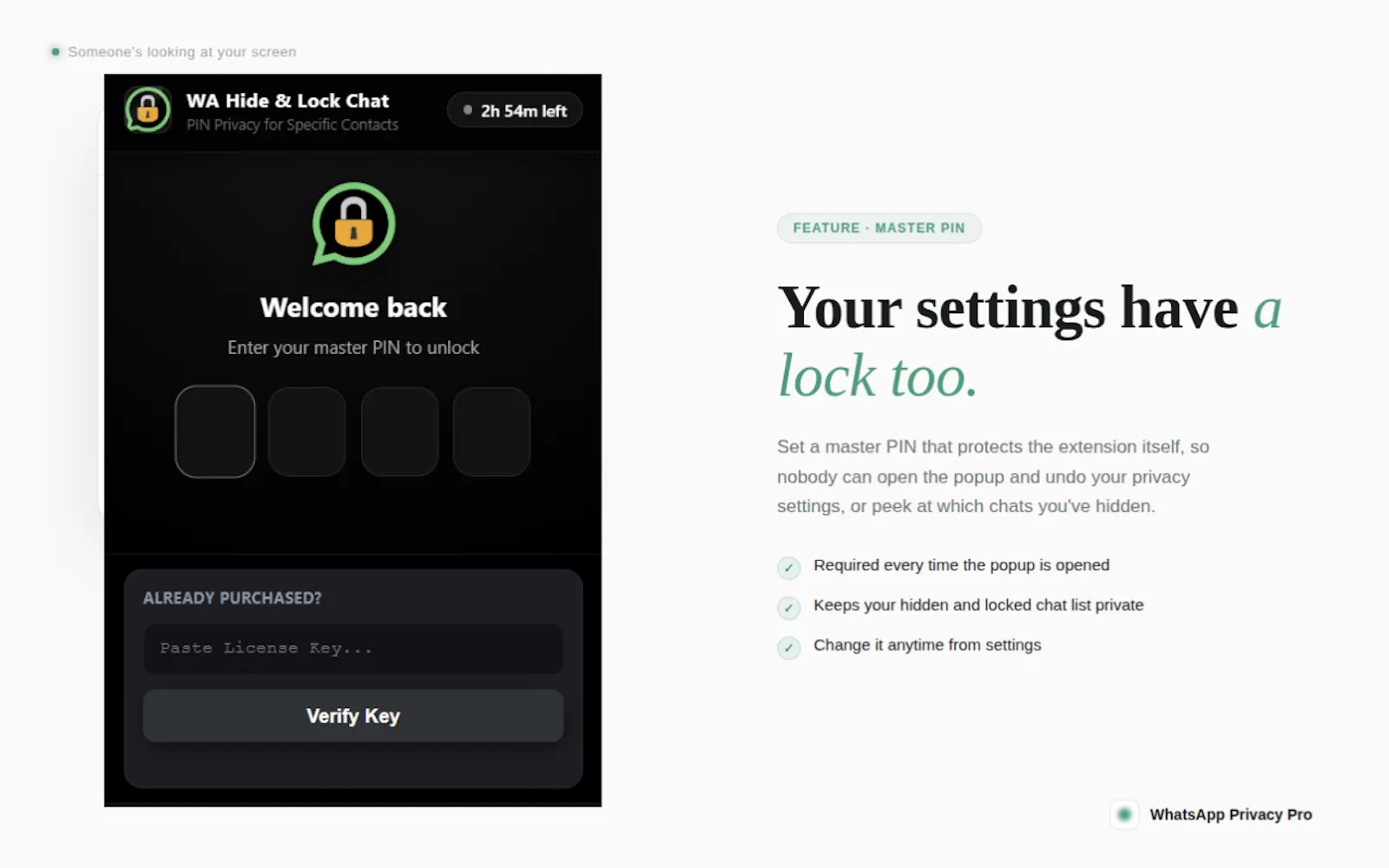 WhatsApp Hide & Lock Chats  screenshot 5