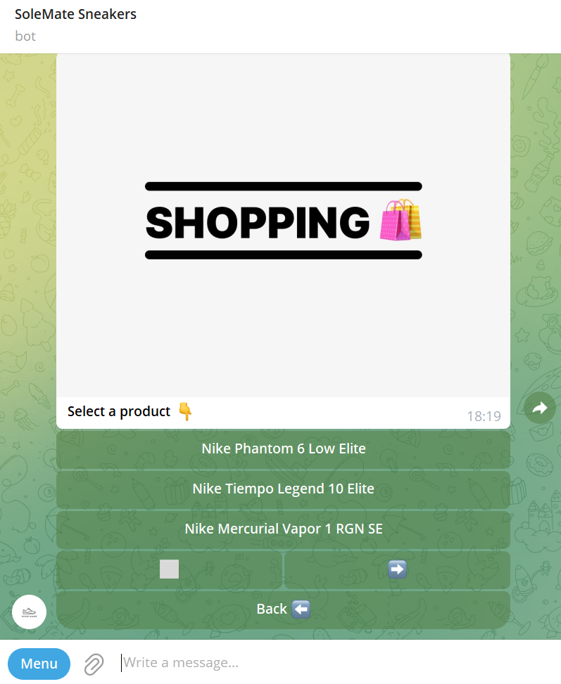 Telegram Shop - Connect @solematesneakersbot media 4