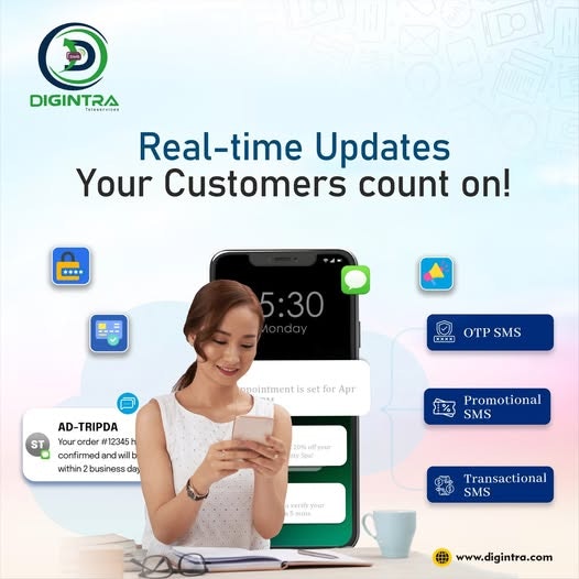 Mídia 2 de Digintra Teleservices - Envie perfeitamente milhares de SMS em segundos.