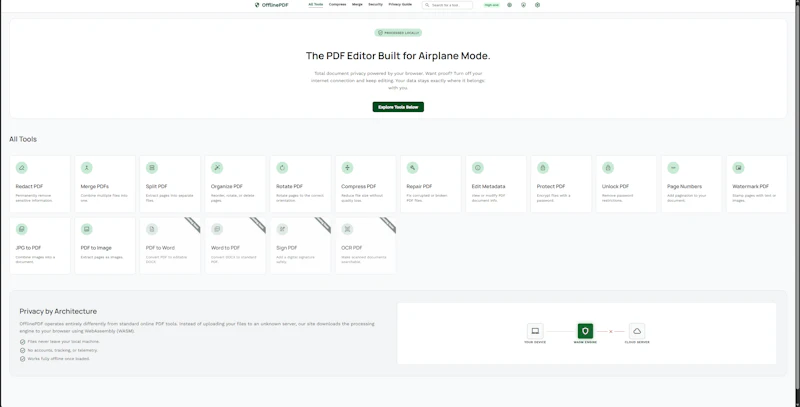 OfflinePDF screenshot 1