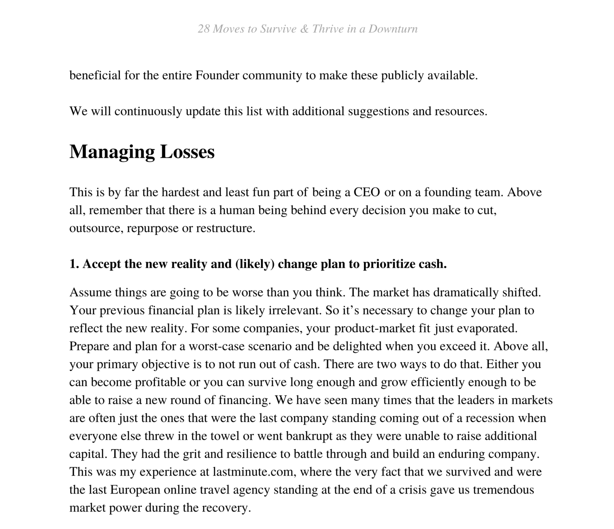 28 Moves to Survive the COVID19 Downturn gallery image