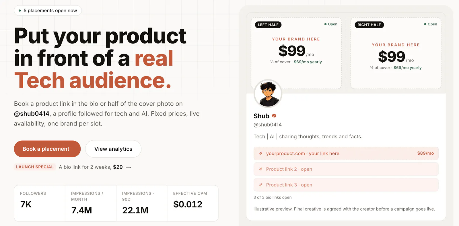BookMyProfile screenshot 1
