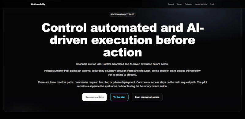 AI Admissibility screenshot 1