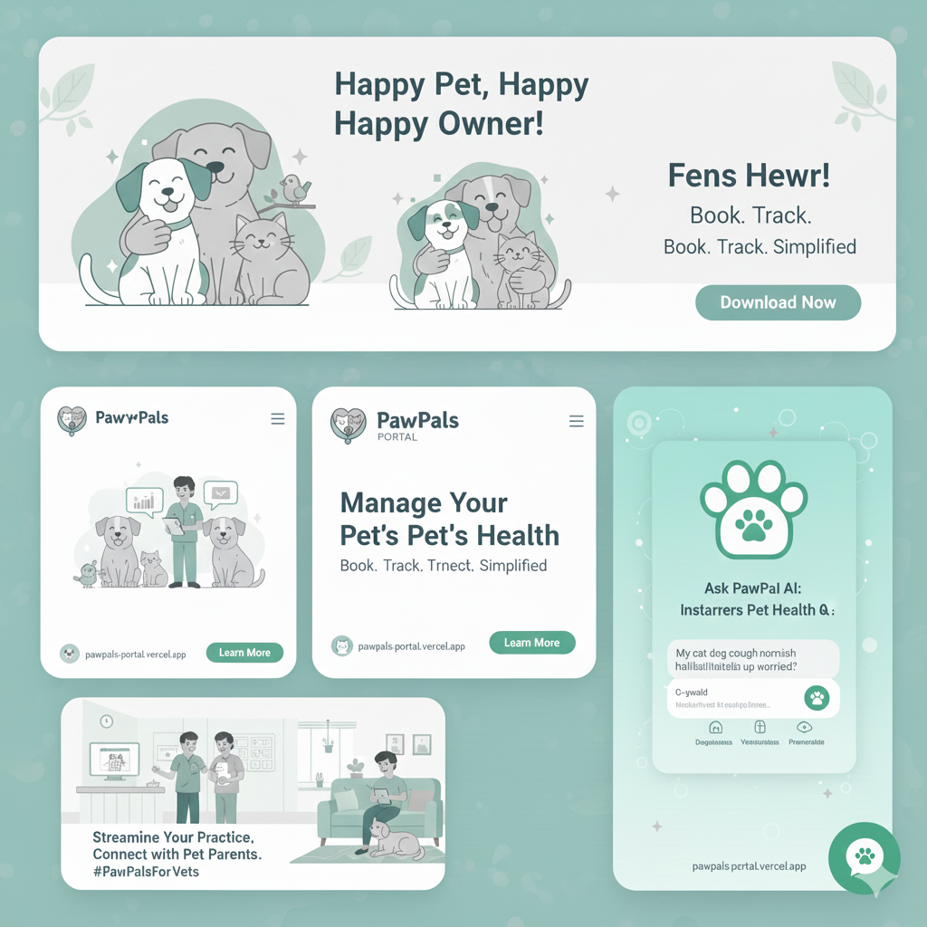 PawPals - Main product screenshot demonstrating key features and user interface