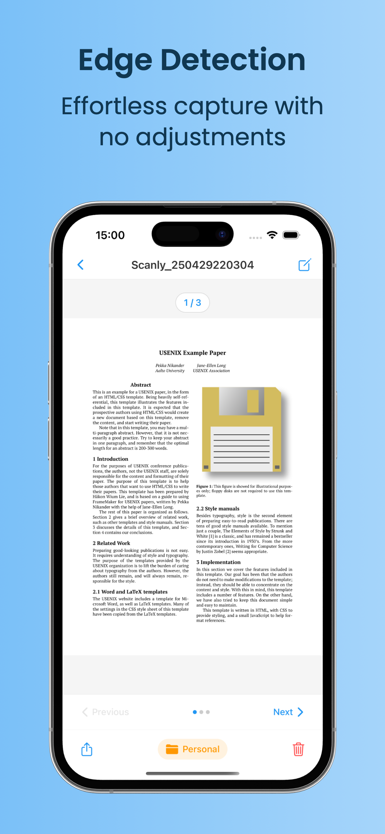 Média Scannely: scanner PDF 3