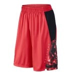 Black and Red Basketball Shorts logo