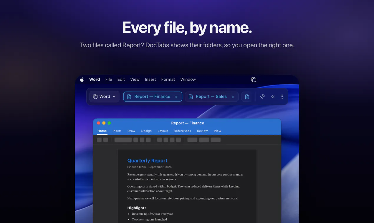 DocTabs gallery image