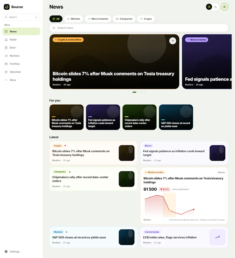 Bourse: Insider Trades & News screenshot 15
