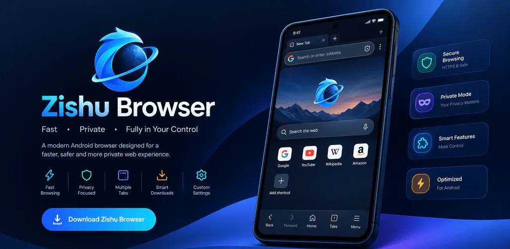 Zishu Browser - Fast, private browsing gallery image