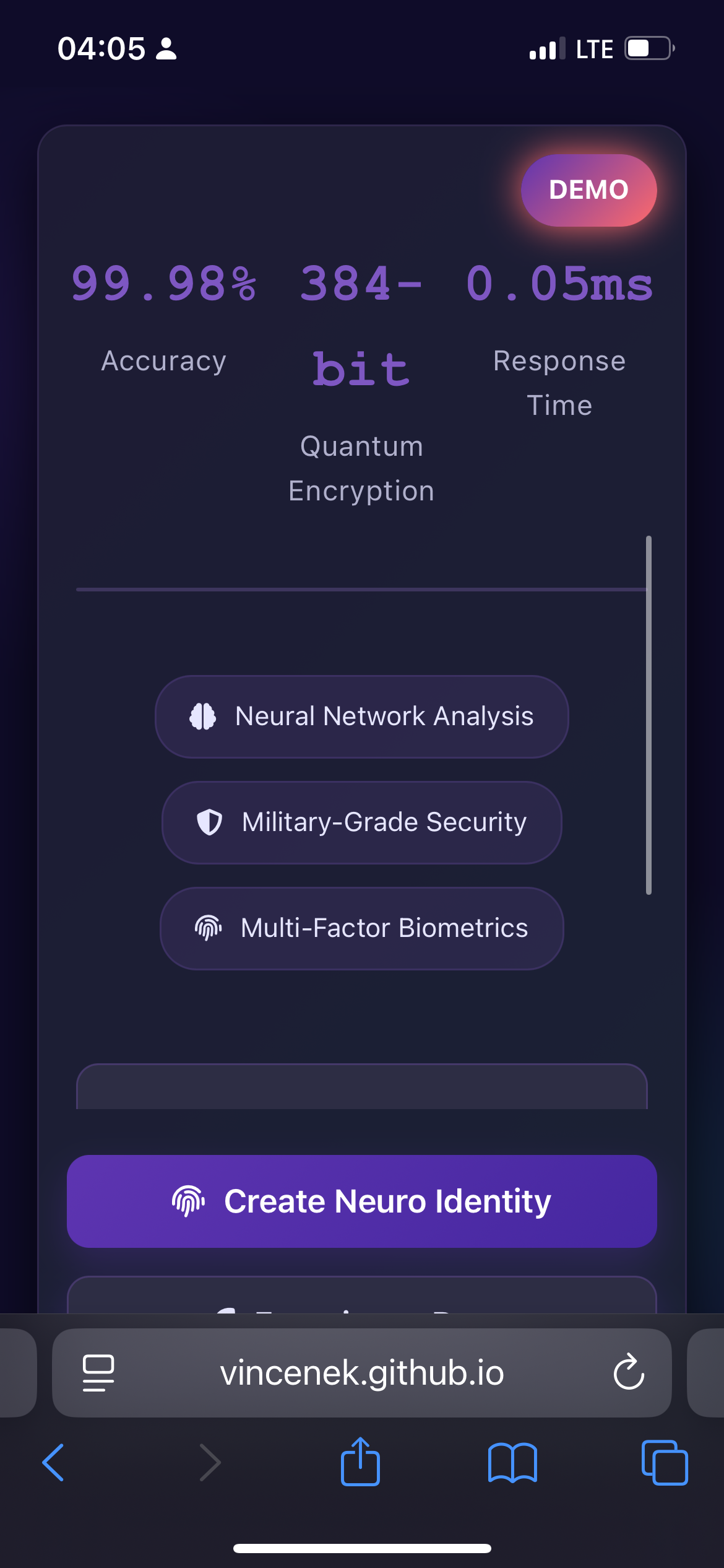 Média Neuro Auth - Biométrie de dactylographie avancée 9