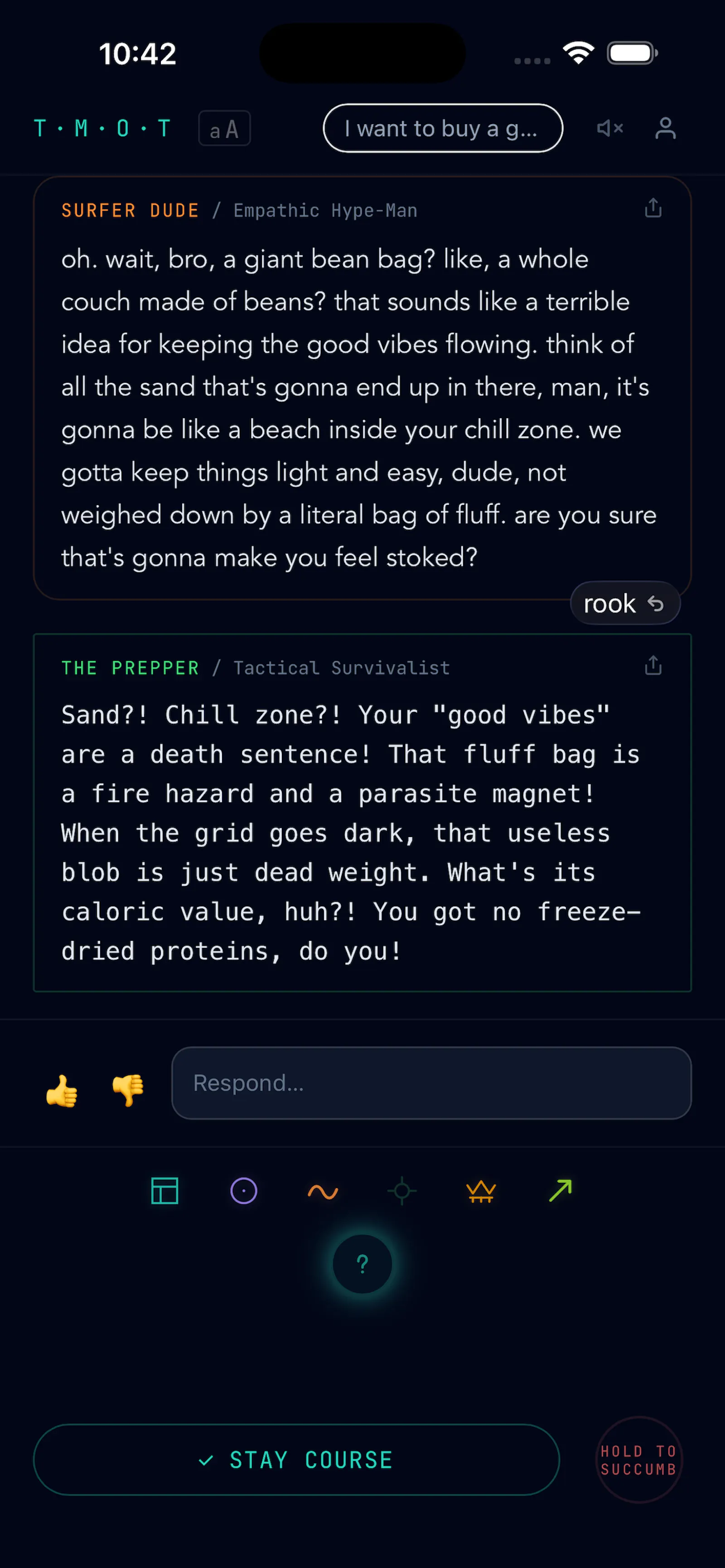 TMOT — Talk Me Out Of This screenshot 2