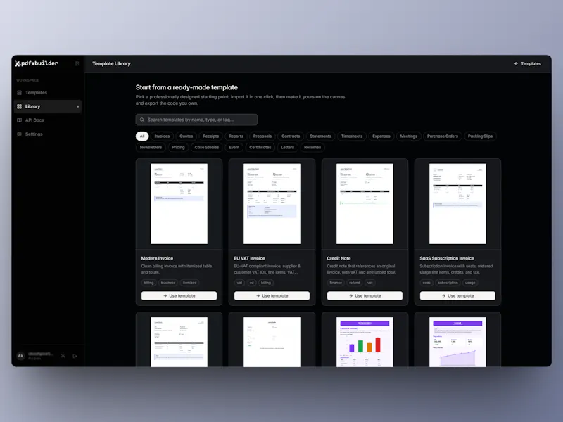 PDFx Builder screenshot 7