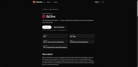AI Streaming Directory gallery image