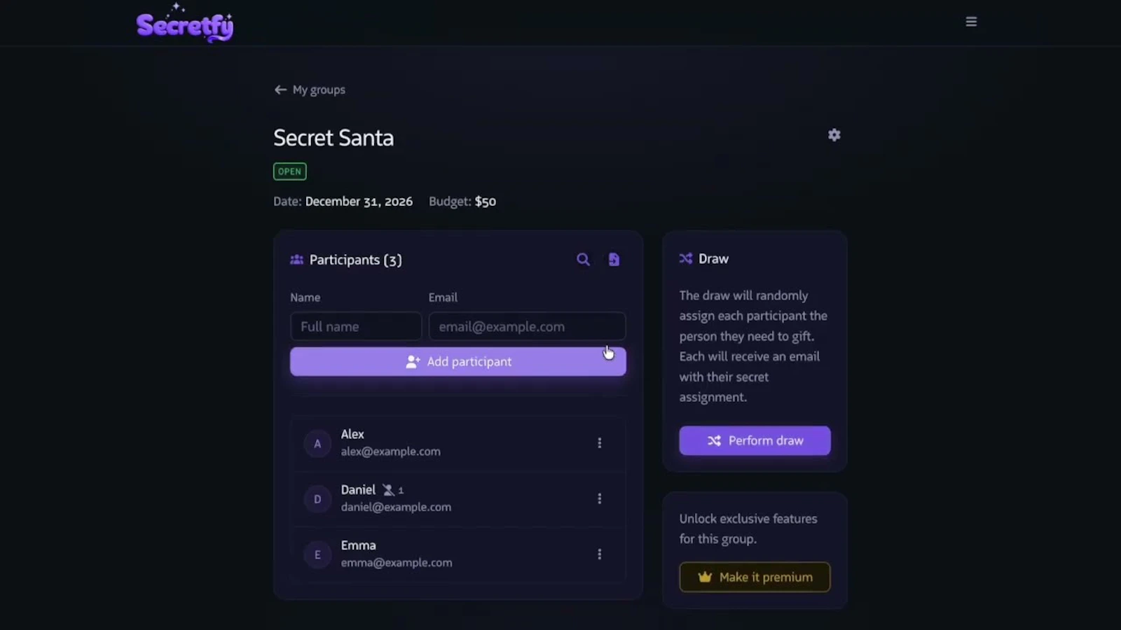 Secretfy screenshot 1 (video preview)