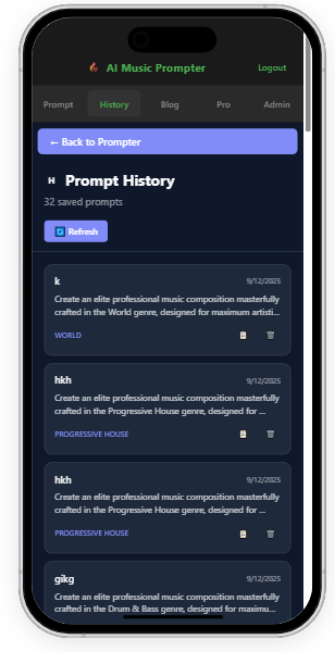 AI Music Prompter gallery image