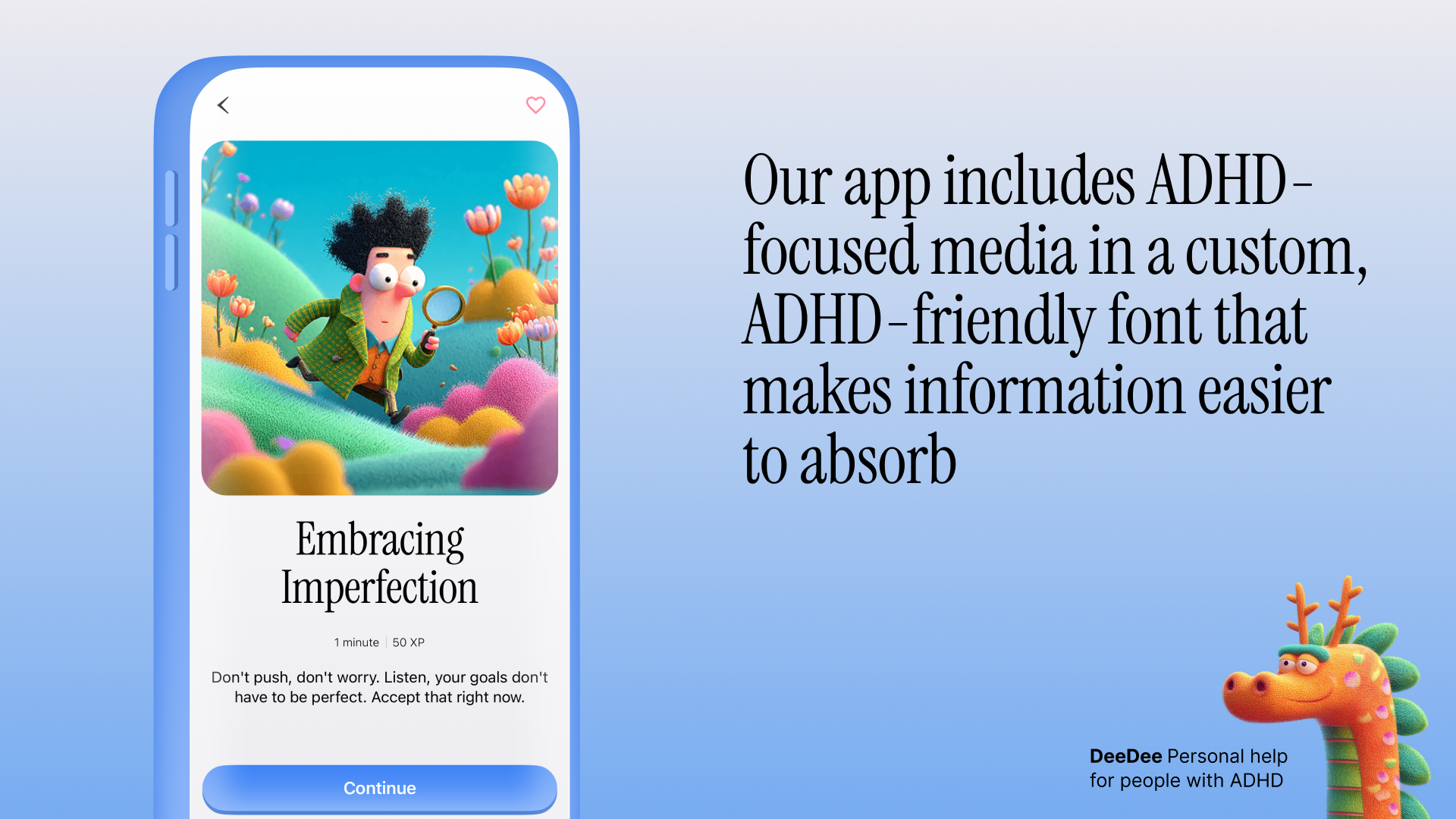 Deedee - ADHD personal helper - Screenshot 4 showing product features and functionality