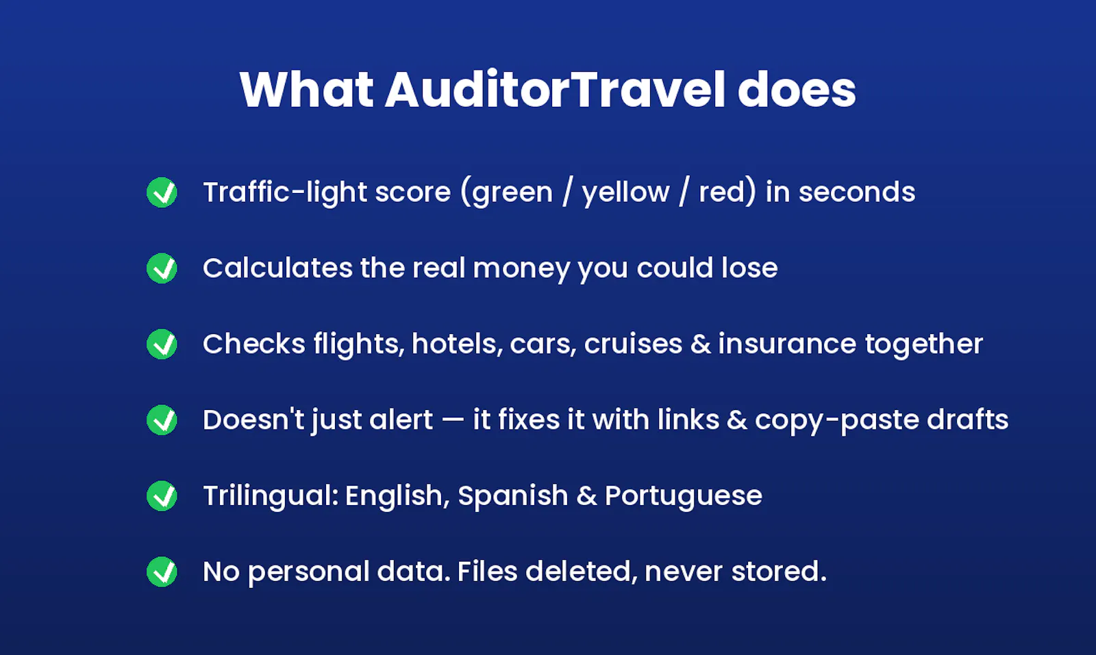 AuditorTravel screenshot 6
