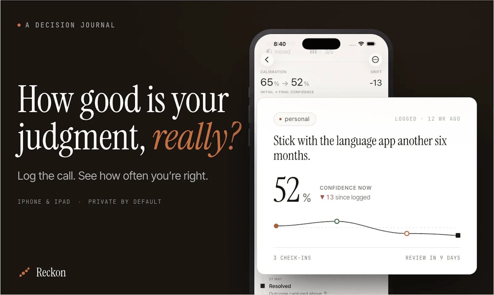 Reckon screenshot 1