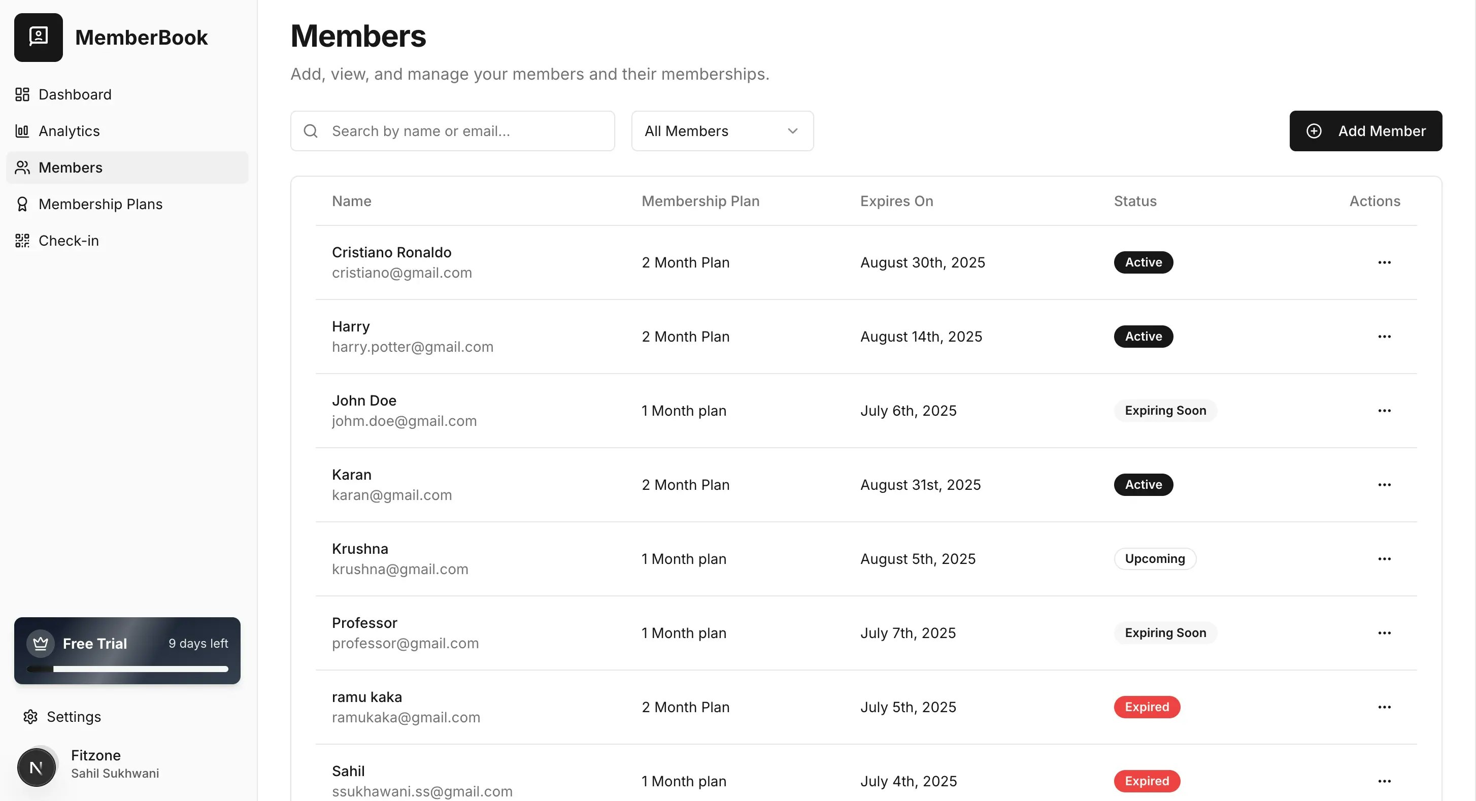 Memberbook.io screenshot 1 Memberbook.io screenshot 1