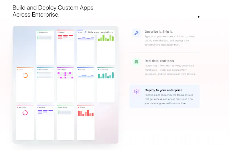 Arkios, Enterprise AI screenshot 4