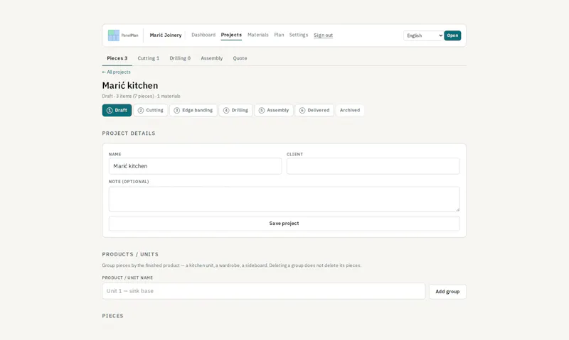 PanelPlan screenshot 1