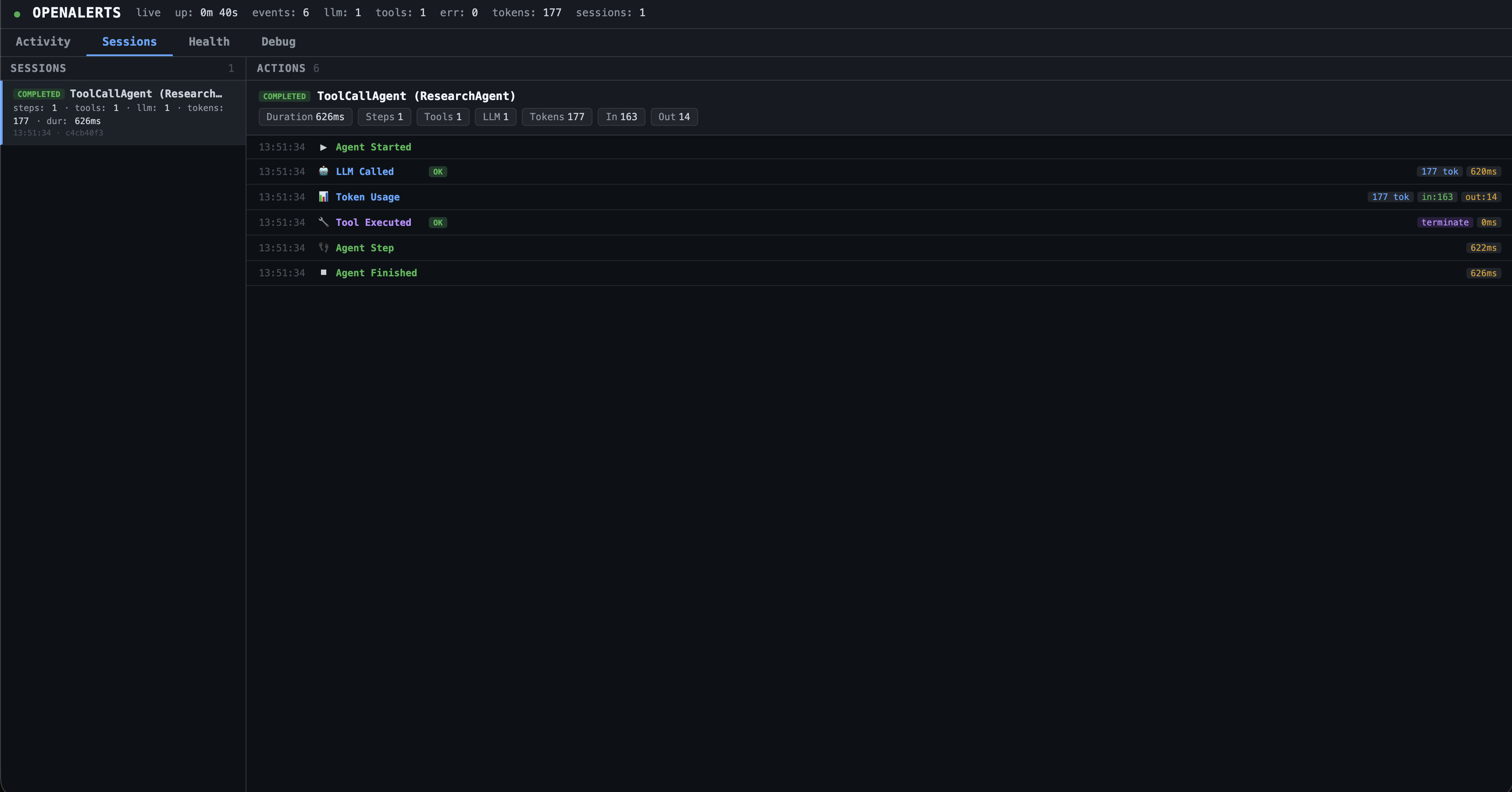 OpenAlerts - Screenshot 2 showing product features and functionality