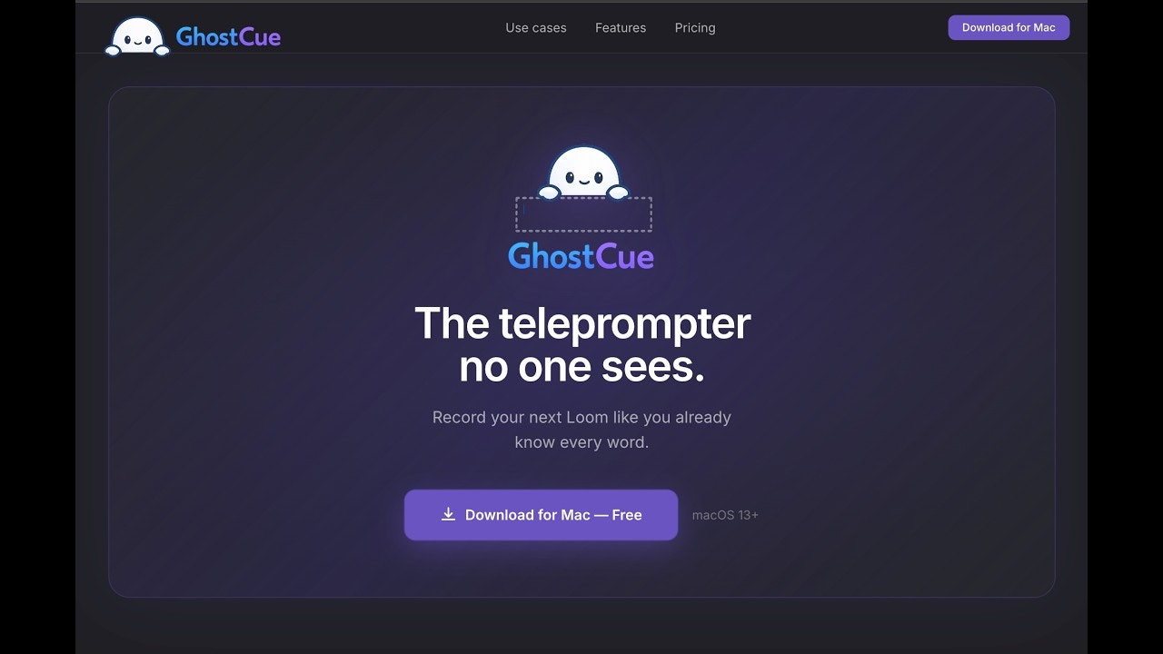 GhostCue — Invisible Notes App for Mac gallery image