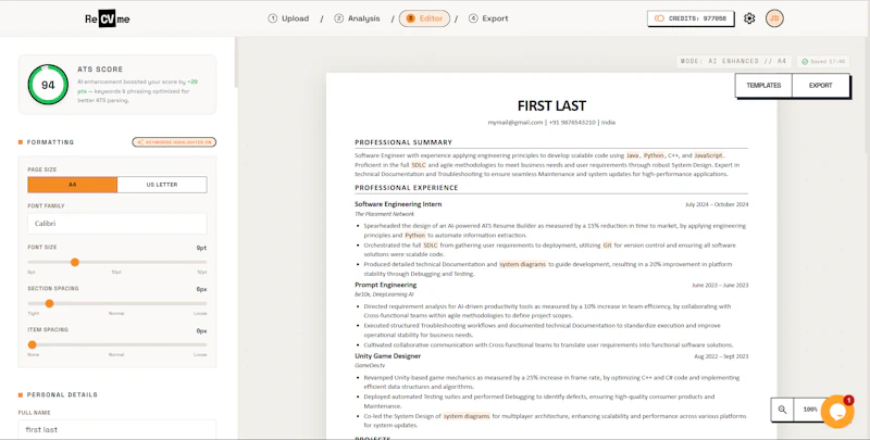 ReCVme  screenshot 4
